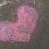 thumbs cuore grande Disegni nel parco