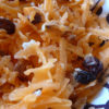 carote grattigiate 100x100 Frittata alle carote