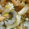 Immagine: pasta pistacchi e parmigian 100x100 pasta pistacchi e parmigian 100x100 Spaghetti al basilico, mandorle e parmigiano